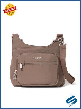 Anti-Theft RFID Crossbody Bag Nylon Cut-Resistant Locking Zippers Travel Purse